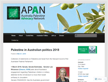 Tablet Screenshot of apan.org.au